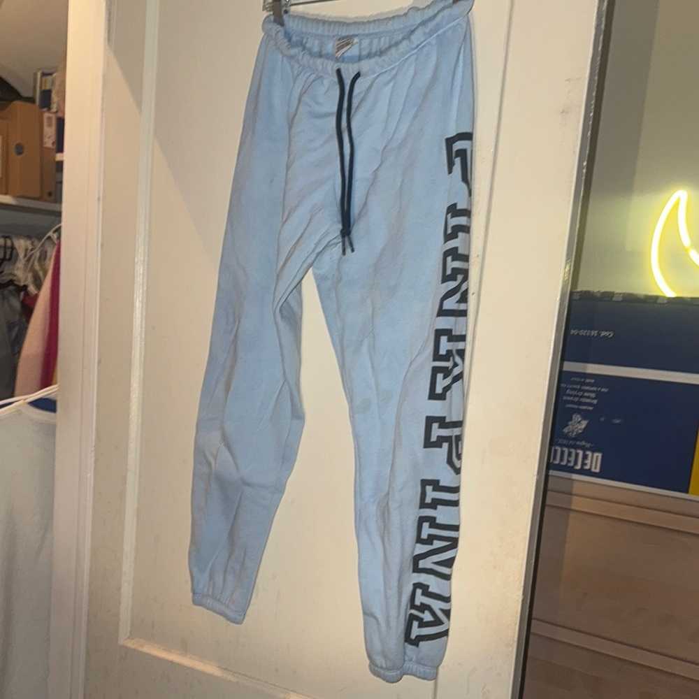 PINK VS classic blue sweatpants